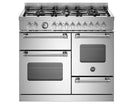 Bertazzoni MAS106L3EXC 100cm Dual Fuel Triple Oven Range Cooker - Stainless steel*contact store for price*
