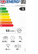 Indesit IP 1146 PUSH&GO UK 11kg 1400rpm washing machine - white