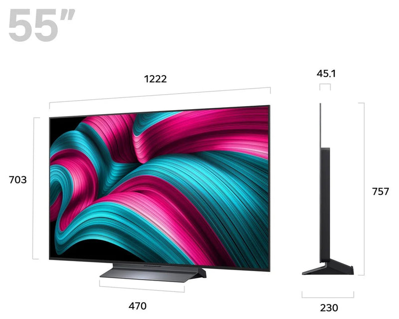 LG OLED55C56LB 55'' evo AI 4K UHD HDR OLED TV [NEW FOR 2025]*contact store for price*