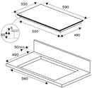 Bertazzoni P604I2M28NV Modern 60cm induction hob