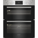 Indesit DUI10DIX built-under double oven - Stainless Steel