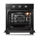 Midea MBO65M90M1-BK Multifunction Single Fan Oven - Black