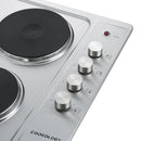 Cookology CSPH60SST2 60cm Solid Plate Hob