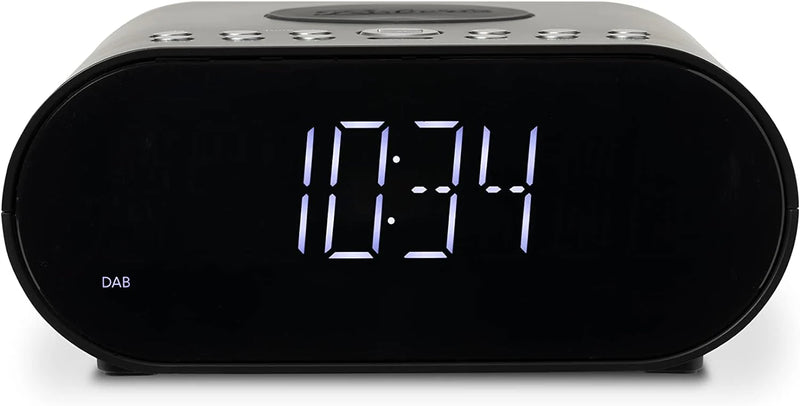 ROBERTS Ortus DAB Charge DAB+/FM Bluetooth Clock Radio - Available in Black & White