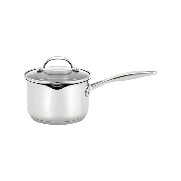 Stellar S704D 14cm Draining Saucepan with Glass Lid