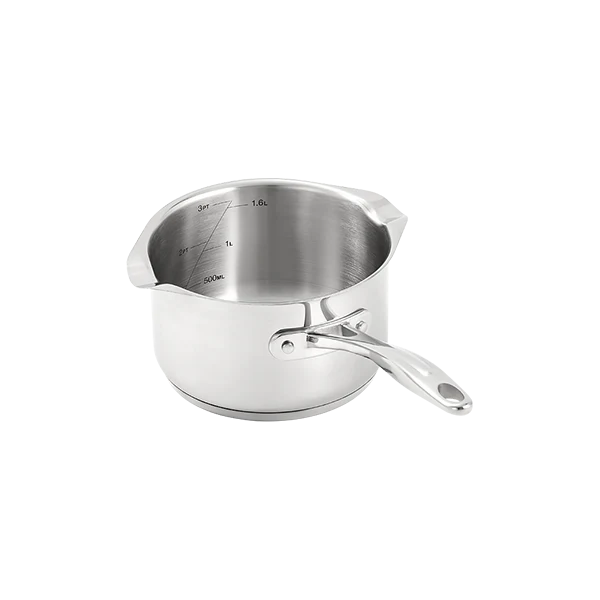 Stellar S705D Profile 16cm Draining Saucepan with Glass Lid