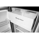 Hisense RQ5X560SFLES MultiDoor American style fridge freezer - Black & Stainless Steel