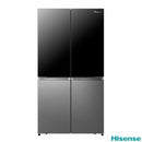 Hisense RQ5X560SFLES MultiDoor American style fridge freezer - Black & Stainless Steel