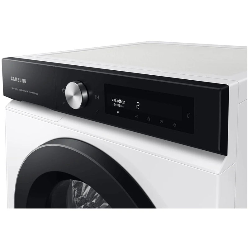 Samsung DV90BB5245AES1 9kg Series 6+ Heat Pump Tumble Dryer - White/Black panel [Free 5-year parts & labour guarantee]