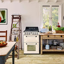 Smeg TR62P Victoria style 60cm Dual Fuel Cooker - Cream