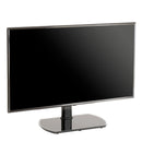 TTAP PED64F TV stand with Bracket - Black Glass