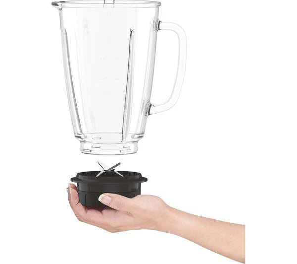 Tefal BL435840 800W Blendforce II Glass Black Jug Blender