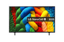 LG 65NANO80A6B 65'' 4K UHD HDR Nanocell TV*contact store for price*