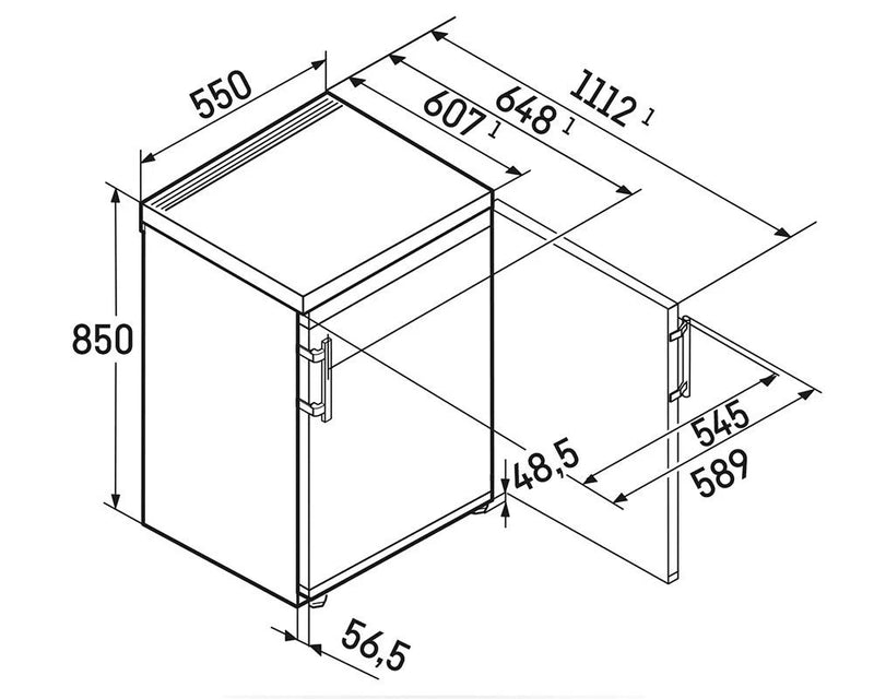Liebherr TK 14Vd00 Pure Undercounter Larder Fridge - White*contact store for price*