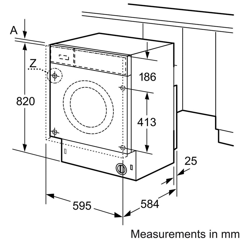 Bosch WKD28352GB Series 4 Integrated 7kg/4kg Washer Dryer - 1400RPM*contact store for price