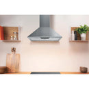 Indesit UHPM 6.3F CS X/1 60cm Chimney Cooker Hood - Silver