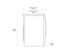 Samsung DV90CGC0A0AH Series 5 OptimalDry™️ 9kg Heat Pump Tumble Dryer - White