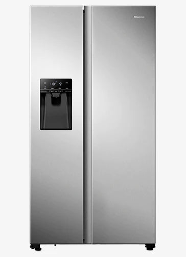 Hisense RS694N4TZF American Style Non-Plumbed Ice&Water PureFlat Fridge Freezer In Stainless Steel