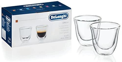 De'longhi 5513214591 Espresso Thermo Glasses - Pack of 2