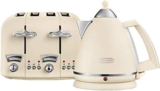De'Longhi CTO4.BG Toaster - DeLonghi KBX3016.BG Kettle - (Combo Set)