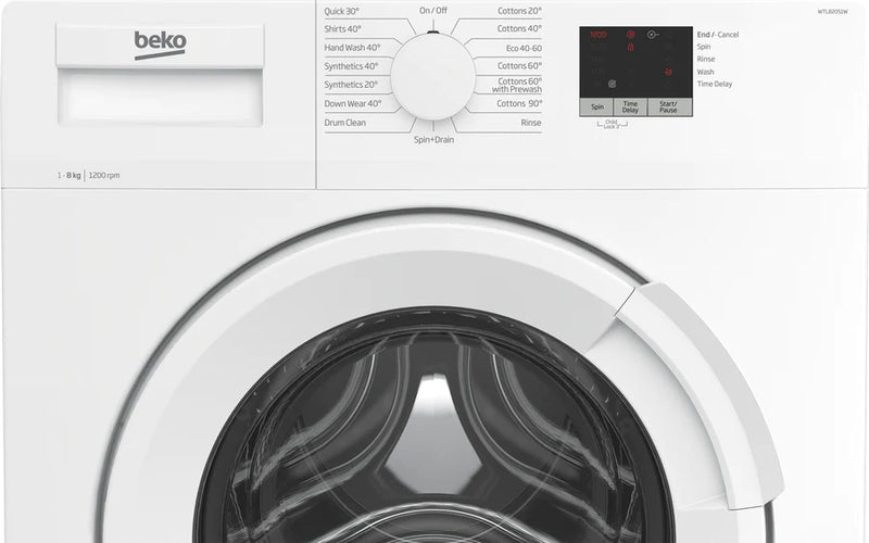 Beko WTL82051W 8kg 1200 Spin Washing Machine