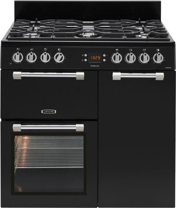 LEISURE CK90F232K Cookmaster Black 90cm Dual Fuel Range Cooker £839 - After £100 Cashback from Leisure - £739 (T&C Apply)