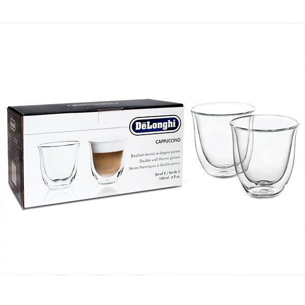 De'longhi 5513214601 Cappuccino Thermo Glasses Pack of 2