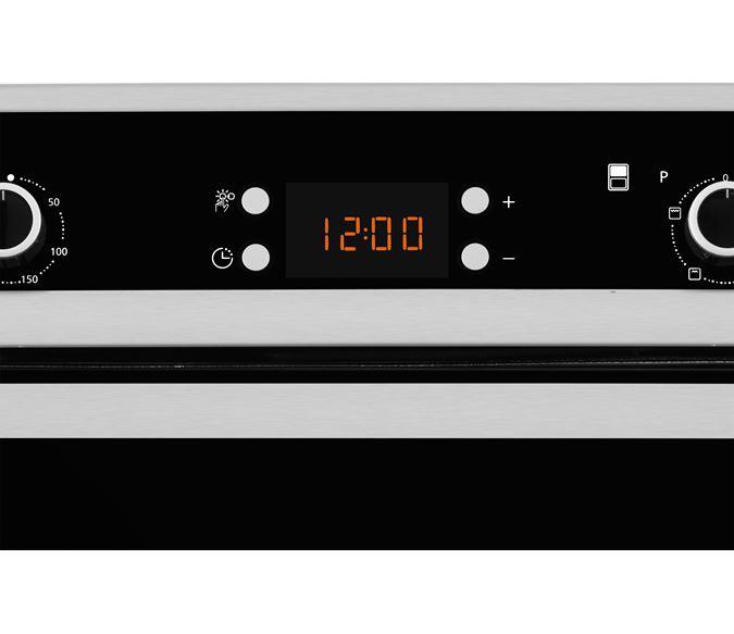 Flavel FLV92FX 90cm Built-In Fan Double Oven with Programmable Timer - A-A