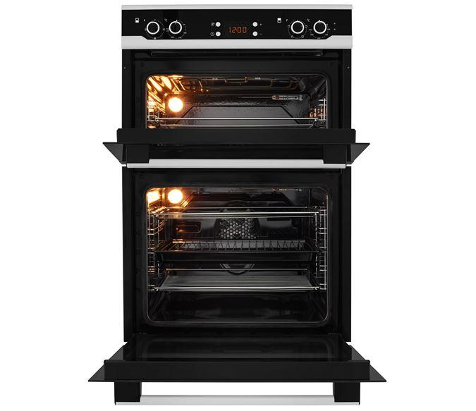 Flavel FLV92FX 90cm Built-In Fan Double Oven with Programmable Timer - A-A