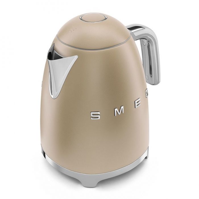 Smeg KLF03CHMUK 50's Style Kettle - Matt Champagne