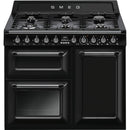 Smeg TR103BL 100cm Victoria Dual Fuel Range Cooker in Black*contact store for price*