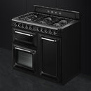 Smeg TR103BL 100cm Victoria Dual Fuel Range Cooker in Black*contact store for price*