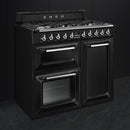 Smeg TR103BL 100cm Victoria Dual Fuel Range Cooker in Black*contact store for price*