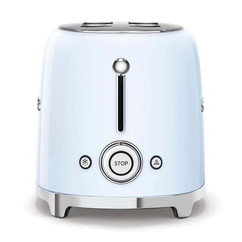 Smeg TSF01PBUK 50's Retro Style Toaster In Pastel Blue