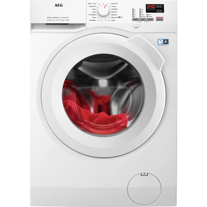 AEG L6FBK84IN PROSENSE® 1400rpm 8kg Washing Machine [5 YEAR GUARANTEE]