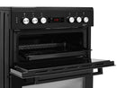 Beko KDC653K 60cm Double Oven Electric Cooker With Ceramic Hob*contact store for price* - Black