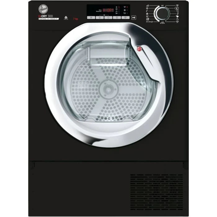 Hoover BHTDH7A1TCEB Integrated Wi-Fi Enabled 7kg Heat Pump Tumble Dryer