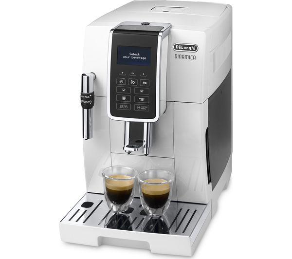 De'Longhi ECAM350.35W Dinamica Bean-to-Cup Coffee Machine, White