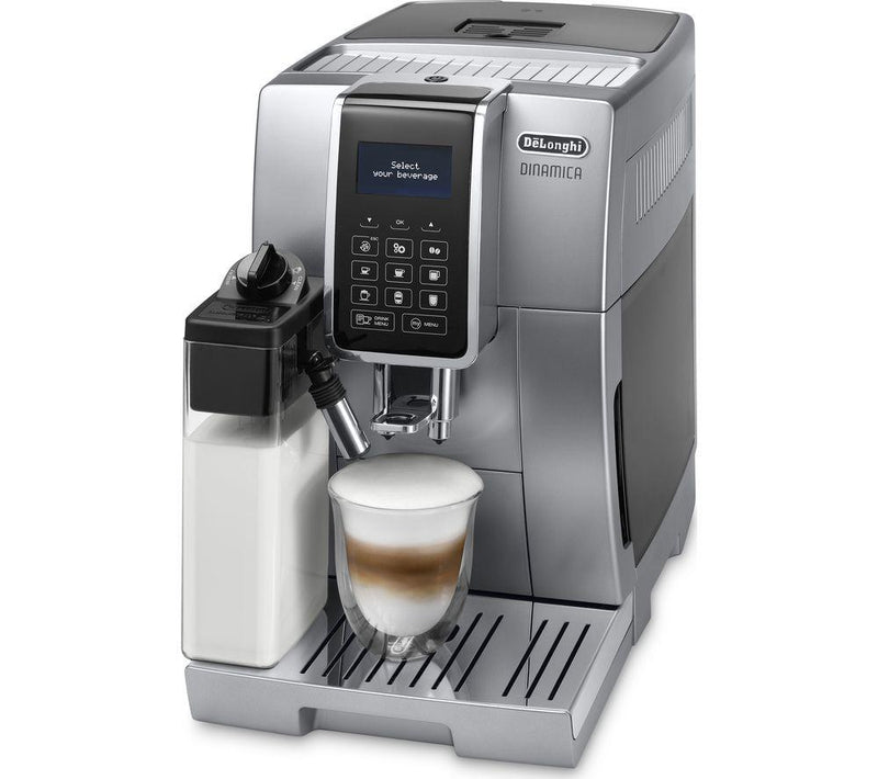 DELONGHI Dinamica ECAM350.75S Bean to Cup Coffee Machine - Silver